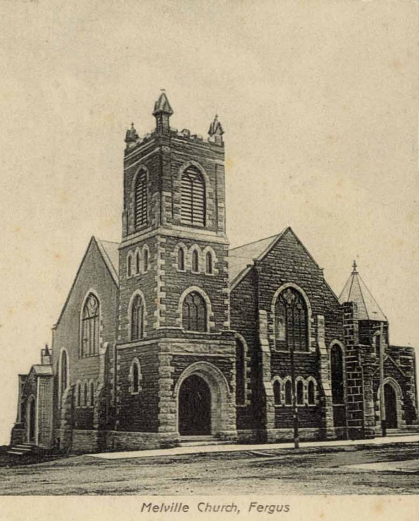 New Melville Church opened in 1900 in Fergus