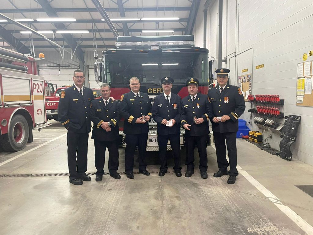 Guelph/Eramosa Fire Department recognizes service