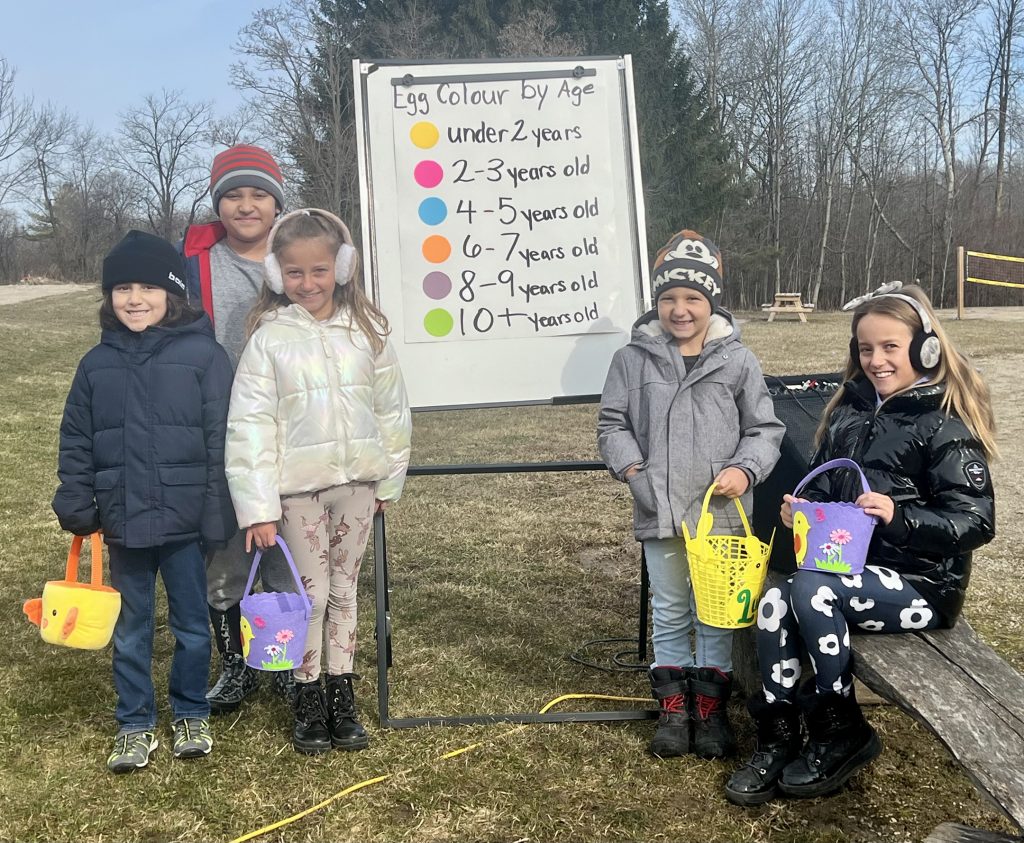 Grace Christian Fellowship Easter egg hunt